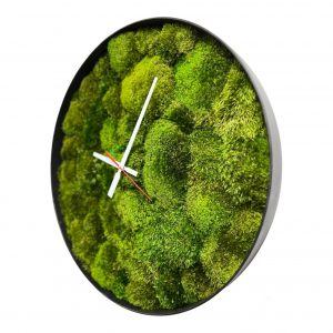 Ronde Klok met Provence Mos. Wandklok