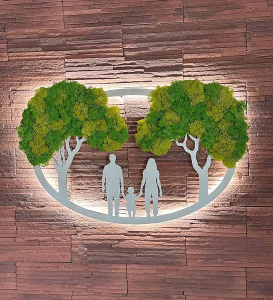 Mossen schilderij – verlichte stamboom van de familie Mossen schilderij – verlichte stamboom van de familie