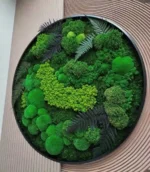 Echt Mosdecoratie: Rond met Mos & Varens