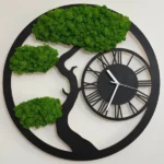 Eco-klok Boom met Rendiermos
