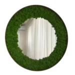 Ronde spiegel met rendiermos – Nature Edition