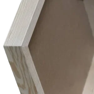 Houten lijst voor mos-schilderijen – Zeshoekig