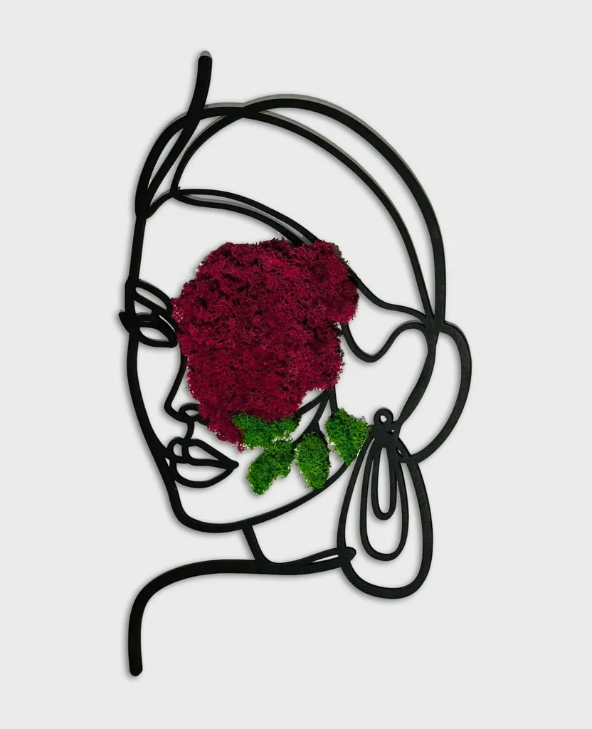 Vrouwenportret met mos – De mysterieuze vrouw Vrouwenportret met mos – De mysterieuze vrouw