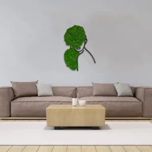 Vrouwenportret met mos – De verborgen schoonheid