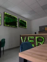 Mosafbeeldingen set met verlichting