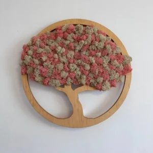 Mosboom – houten decoratie Sakura