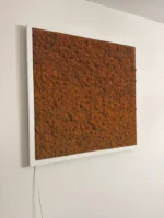 Mossen schilderij met IJslands mos en LED-verlichting