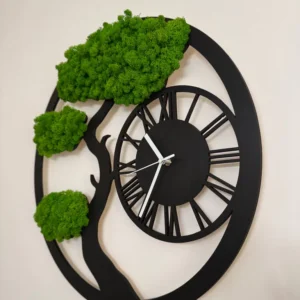 Eco-klok Boom met Rendiermos