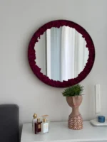 Runde Spiegel mit Islandmoos – Light Edition