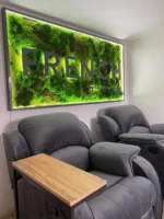 Moswand met logo | Bereken Moslogo Prijs op Maat | Ekomoss