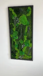 Mos schilderij "Jungle-Kaskade" – Planten-editie